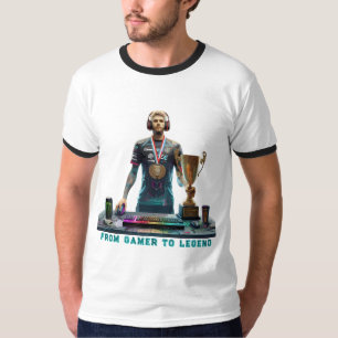 Vom Gamer zur Legende Esports Champion Shirt