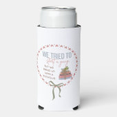 Vom Gang zum Buchklub - Funny Slim Can Cooler Selters Dosenkühler (Seltzer Vorderseite)