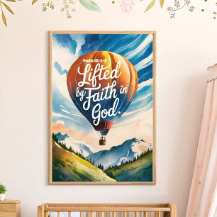 Vom Glauben an das Christliche Kinderzimmer Gottes Poster