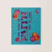 Vom Glauben inspirierende Schrift Christlich laufe Puzzle (Vertikal)