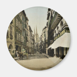 Vom Hafen Neuf, Bayonne, Pyrenäen, Frankreich Magnet