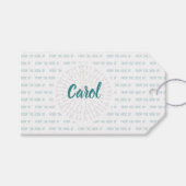 Vom Haken des Häkchens Geschenkanhänger (Vorderseite (Horizontal))