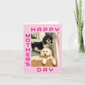 Vom Haustier - beste Mama je Muttertag Karte (Vorderseite)