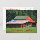 Vom Herzen Amerikas, Post Card Postkarte (Vorne/Hinten)
