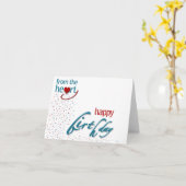 Vom Herzen glücklicher Geburtstag Karte (Gelbe Blume)