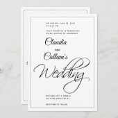 Vom Herzensaufenthalt Einladung (Vorne/Hinten)