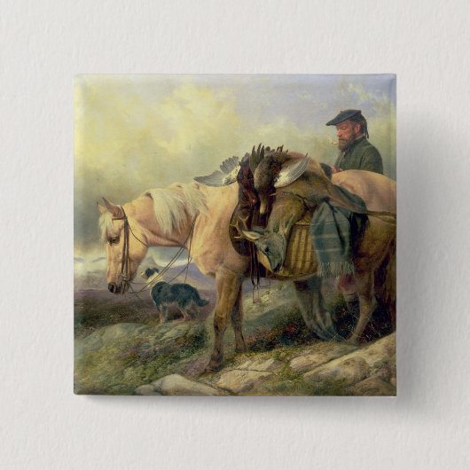 Vom Hügel zurückgehen, 1868 Button (Vorderseite)