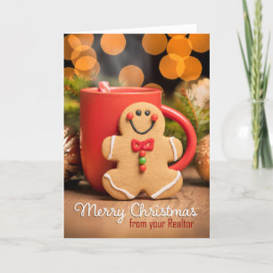 Vom Immobilienmakler Frohe Weihnachten Zuckerkuche