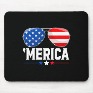 Vom Juli Amerika Unabhängigkeitstag US-Flagge Red Mousepad