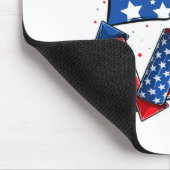 vom Juli Dekoration Patriotische Liebe Französisch Mousepad (Ecke)