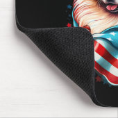 vom Juli Fahne des Patriotischen Pommerschen Hunde Mousepad (Ecke)