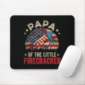 vom Juli Geburtstag Papa des kleinen Firecrackers Mousepad (Mit Mouse)