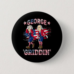 vom Juli George Washington Griddy George Griddin 3 Button
