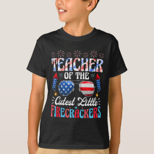 vom Juli Lehrer der Niedlichen Kleinen Feuerwehrmä T-Shirt