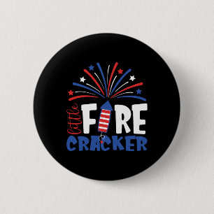 vom Juli Little Firecracker Kleinkind Outfit Patri Button