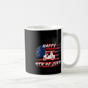 vom Juli Looping Parade Holiday Golf Cart Amerikan Kaffeetasse