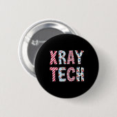 Vom Juli "Röntgen Tech Independence Day American F Button (Vorne & Hinten)