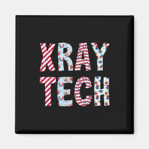 Vom Juli "Röntgen Tech Independence Day American F Magnet