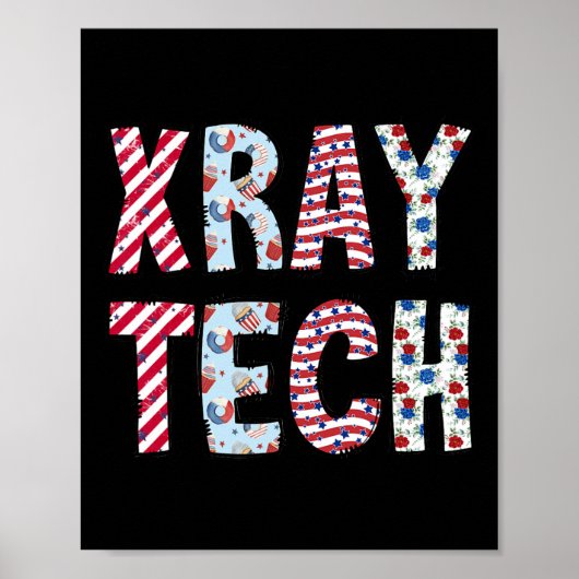 Vom Juli "Röntgen Tech Independence Day American F Poster (Vorne)