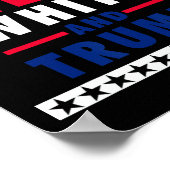vom Juli Rot Weiß und Trump Poster (Ecke)