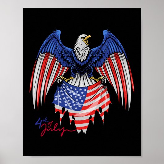 vom Juli S - Patriotische Hemden - Amerikanischer  Poster (Vorne)