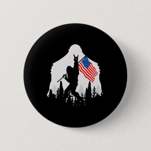 vom Juli Shirt Bigfoot Sasquatch, US-amerikanische Button