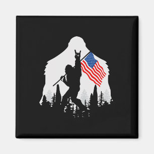 vom Juli Shirt Bigfoot Sasquatch, US-amerikanische Magnet