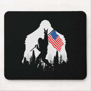 vom Juli Shirt Bigfoot Sasquatch, US-amerikanische Mousepad