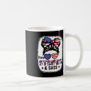 Vom Juli Star Stripes US-Flagge Patriotische Kinde Kaffeetasse