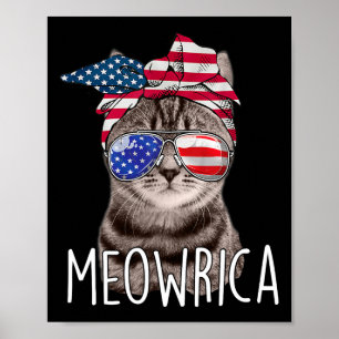 Vom Juli Tag der Unabhängigkeit Meowrica meowrica  Poster