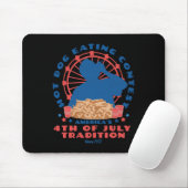 Vom Juli Traditioneller Hot Dog Eating Contest Fun Mousepad (Mit Mouse)