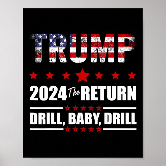Vom Juli Trump 2024: Bohrbank Poster (Vorne)