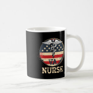 vom Juli Va Nurse Flag Wings Aufwertung Nurse Wom Kaffeetasse