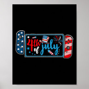 Vom Juli Video Game American Gamer Kinder Jungs Mä Poster