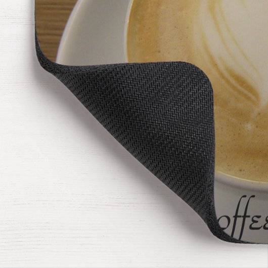 Vom Kaffee mit Liebe Mousepad (Ecke)
