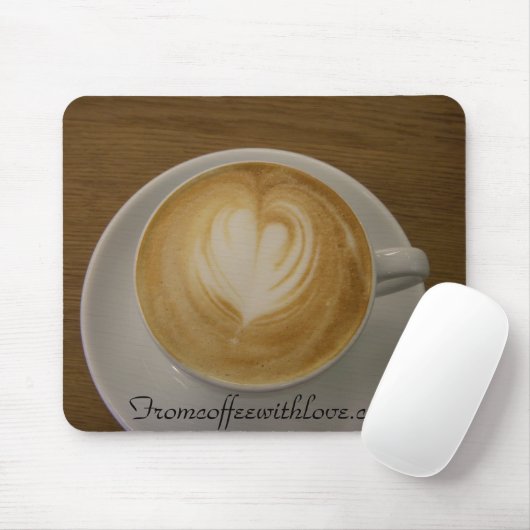 Vom Kaffee mit Liebe Mousepad (Mit Mouse)