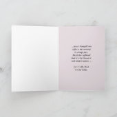 Vom Kaffee zum Orangensaft lustig gehen Karte (Innenseite)