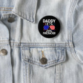 Vom kleinen Firecracker Funny 4. Juli Vater Button (Beispiel)
