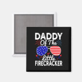 Vom kleinen Firecracker Funny 4. Juli Vater Magnet (Vorderseite/Rückseite)