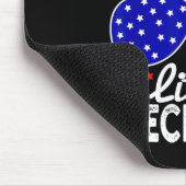 Vom kleinen Firecracker Funny 4. Juli Vater Mousepad (Ecke)