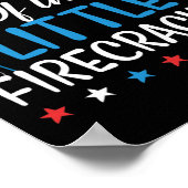 Vom kleinen Firecracker Shirt 4. Juli Geburtstag Poster (Ecke)