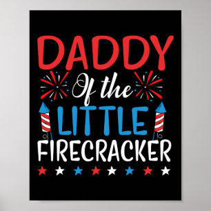 Vom kleinen Firecracker Shirt 4. Juli Geburtstag Poster