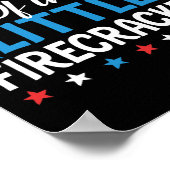 Vom kleinen Firecracker Shirt 4. Juli Geburtstag Poster (Ecke)