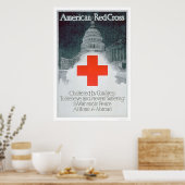 Vom Kongress gechartertes Rotes Kreuz (US00297) Poster (Küche)