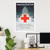 Vom Kongress gechartertes Rotes Kreuz (US00297) Poster (Heimbüro)