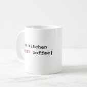 vom Küchenimportkaffee - Pythonschlange-Tasse Kaffeetasse (Vorderseite Links)