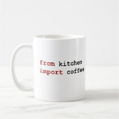 vom Küchenimportkaffee - Pythonschlange-Tasse Kaffeetasse (Links)