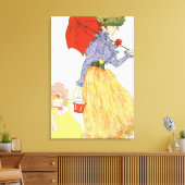 Vom "L'Estampe Moderne" zum Strand, öffentlich Leinwanddruck (Insitu (Wohnzimmer))