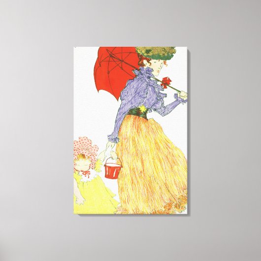 Vom "L'Estampe Moderne" zum Strand, öffentlich Leinwanddruck (Vorderseite)