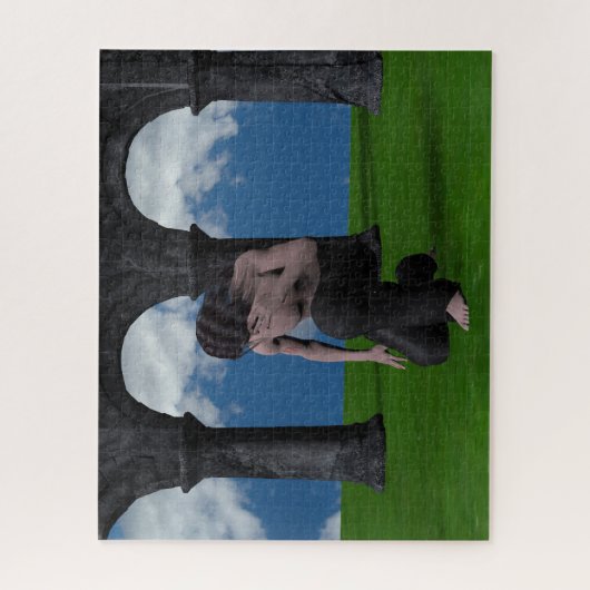 Vom Licht verblendet Puzzle (Vertikal)